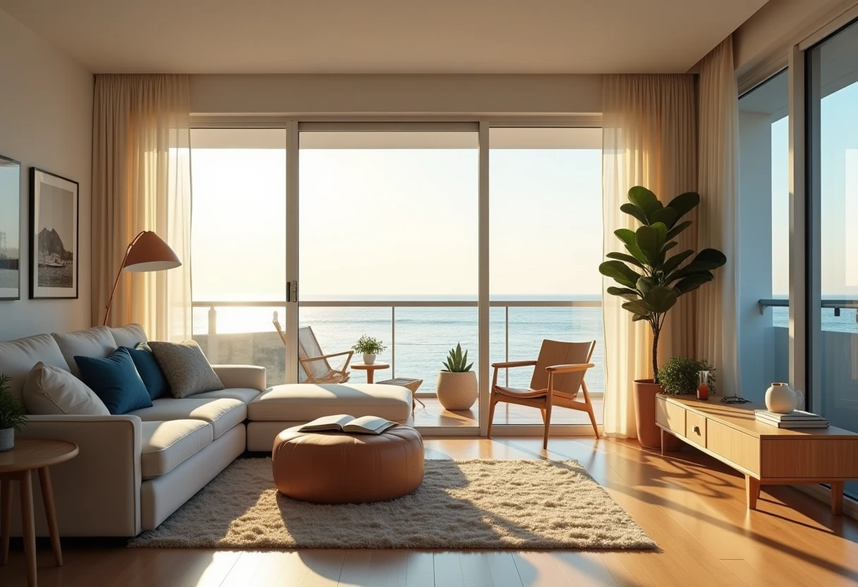 Coastal apartment interior
