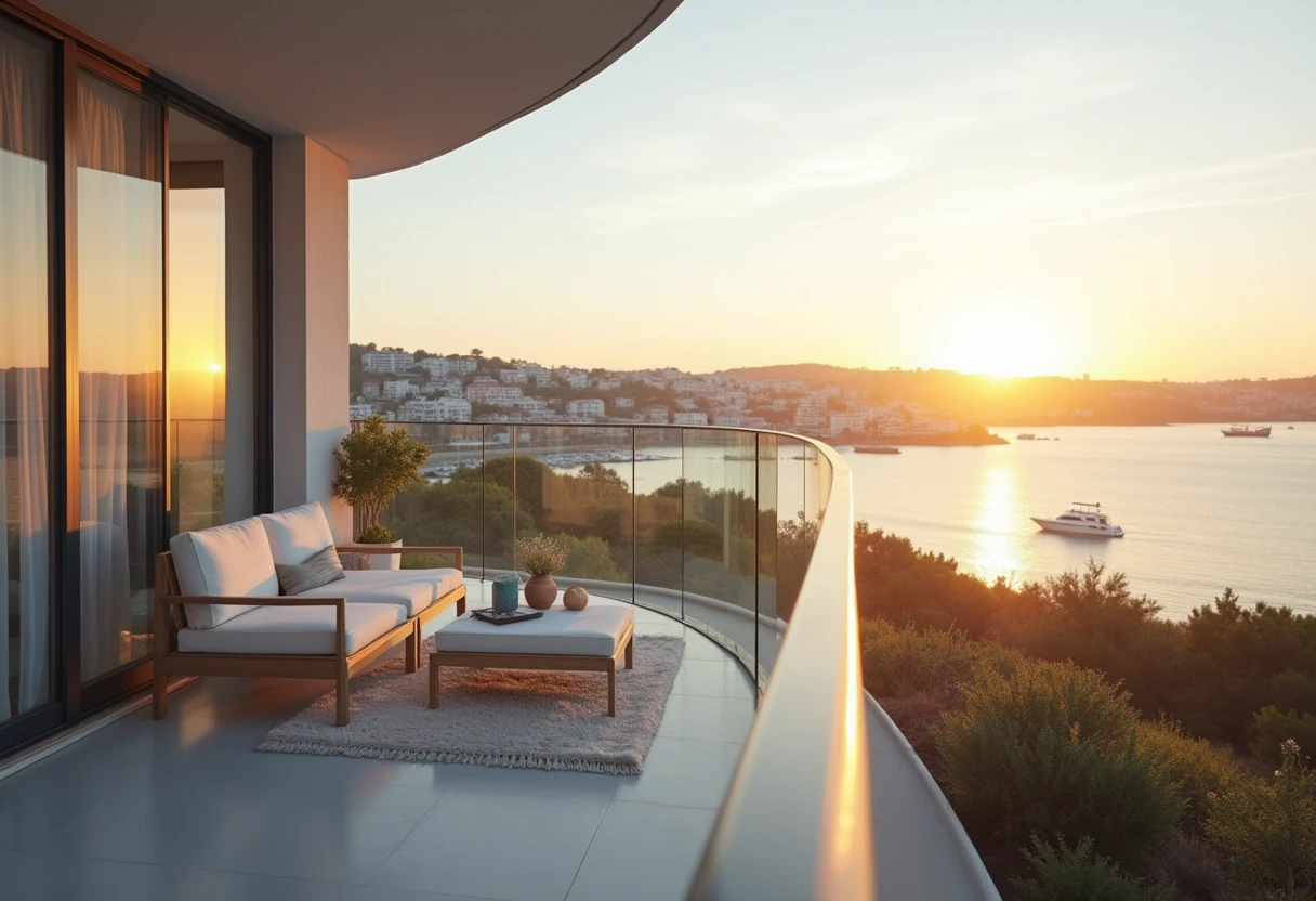 Harbor-view apartment